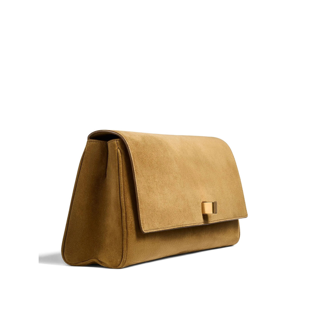 Clutch Bag Camel Brown Calfskin