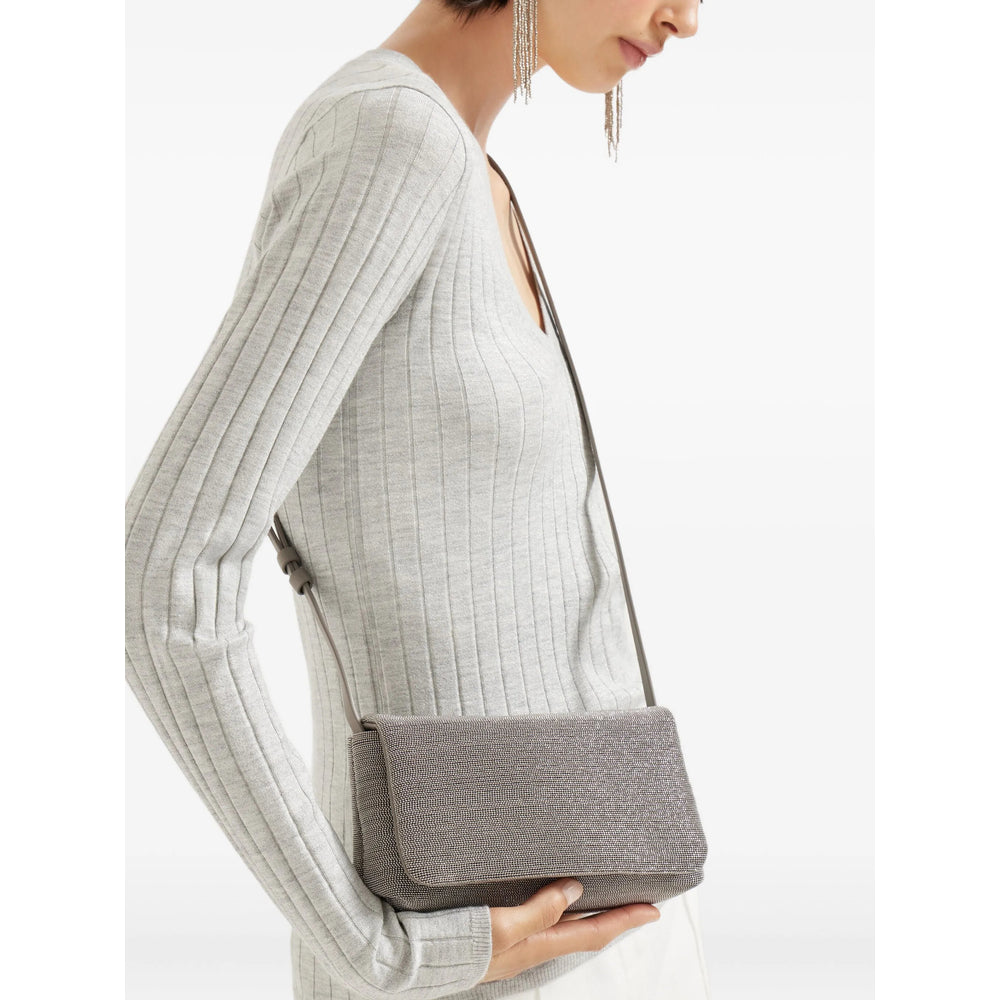 Crossbody Bag Calf Leather Neutrals