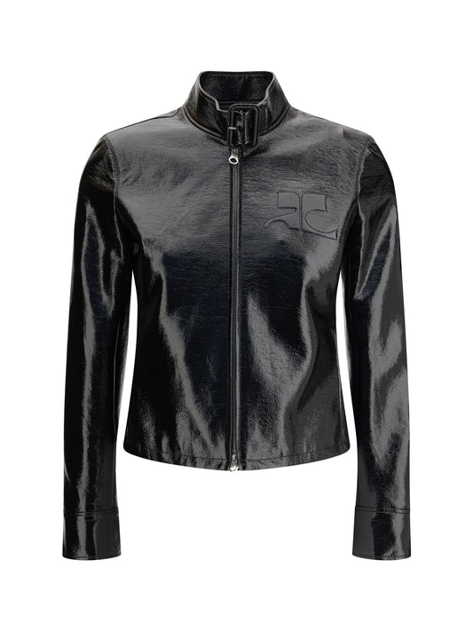 Vinyl Jacket City Black