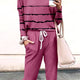 Wine Red stripes