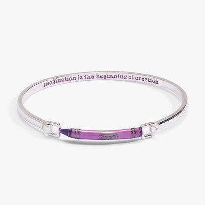 Crayola Royal Purple Crayon Tension Bangle