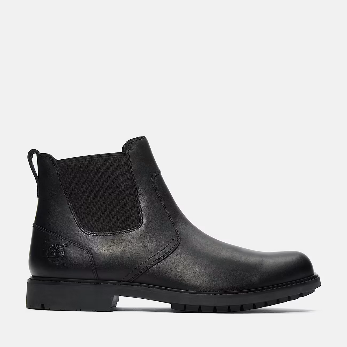 Timberland Stormbucks Waterproof Chelsea Men's Boots — Black Leather
