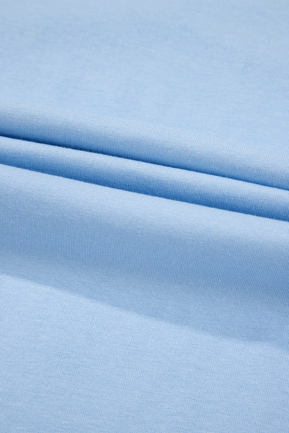 Myosotis Flag Bow Graphic Crewneck Tee