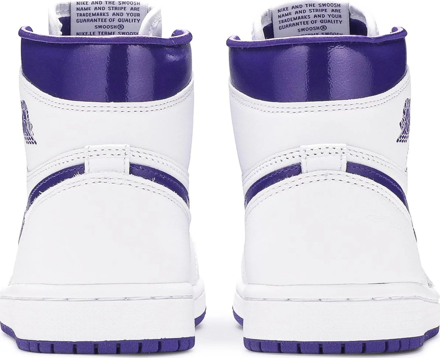 Air Jordan Preschool Retro 1 High Og 'Court Purple 2021' Ps Sneakers