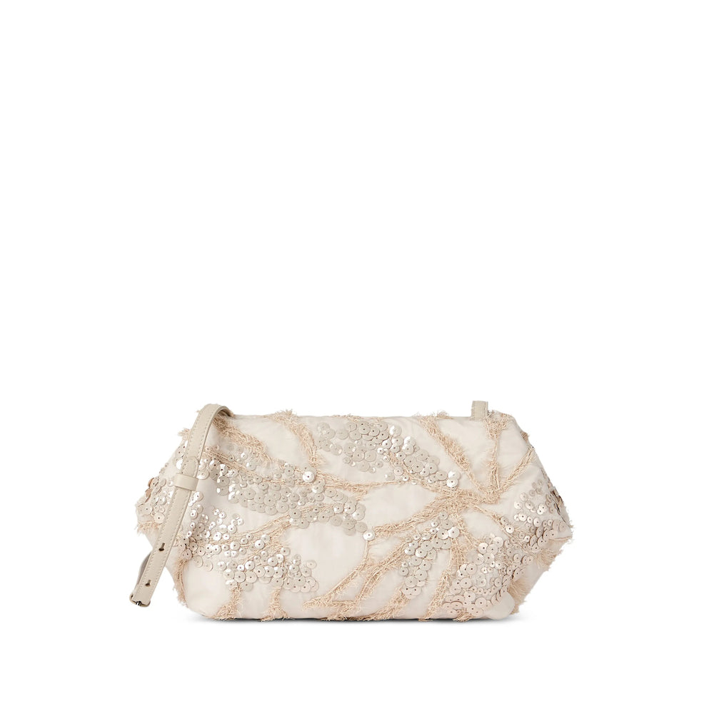 Clutch Bag Neutrals Silk