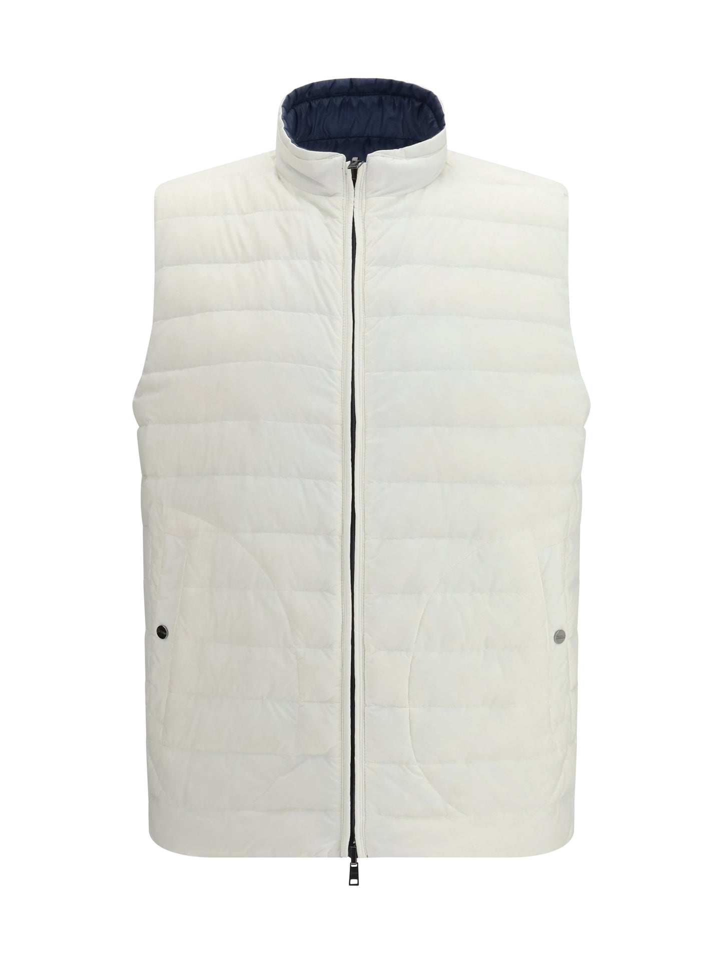 Reversible Gilet Teal/White