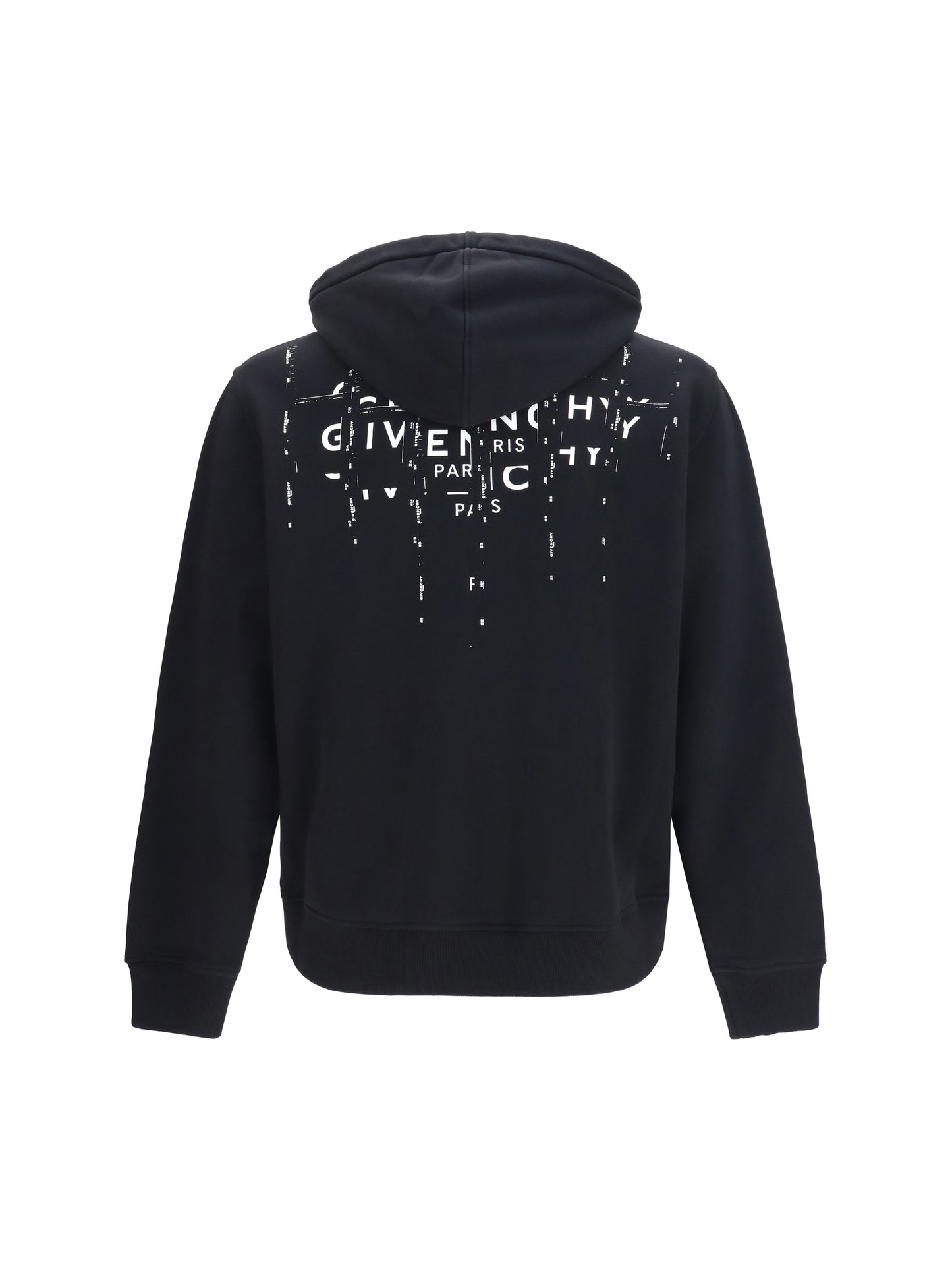 Hoodie Photographic Negative Fleece Black