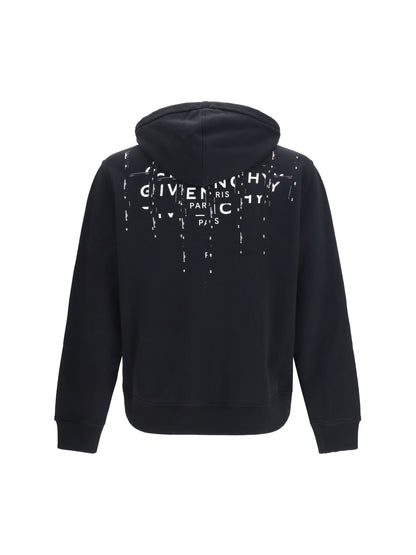 Hoodie Photographic Negative Fleece Black