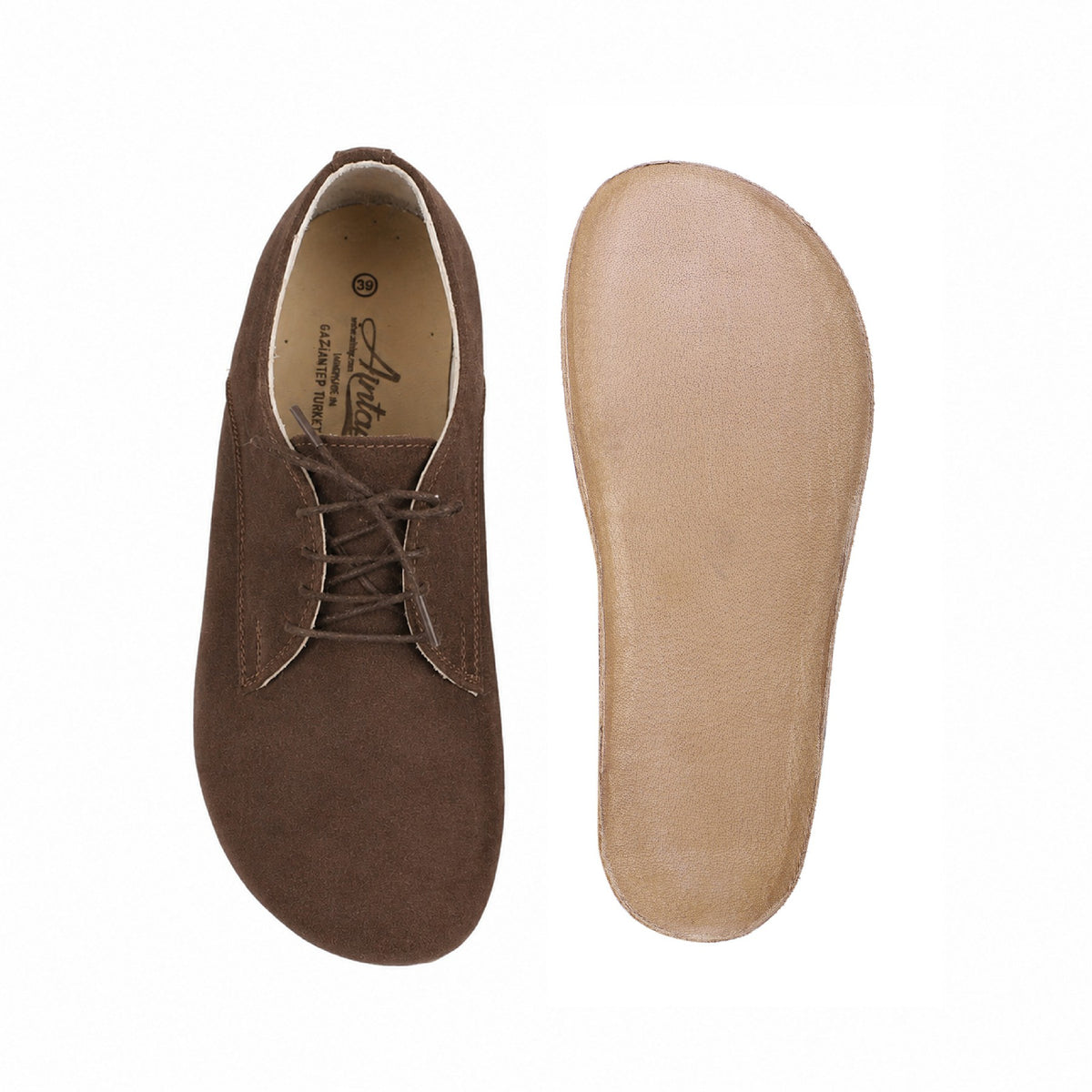 Dark brown-