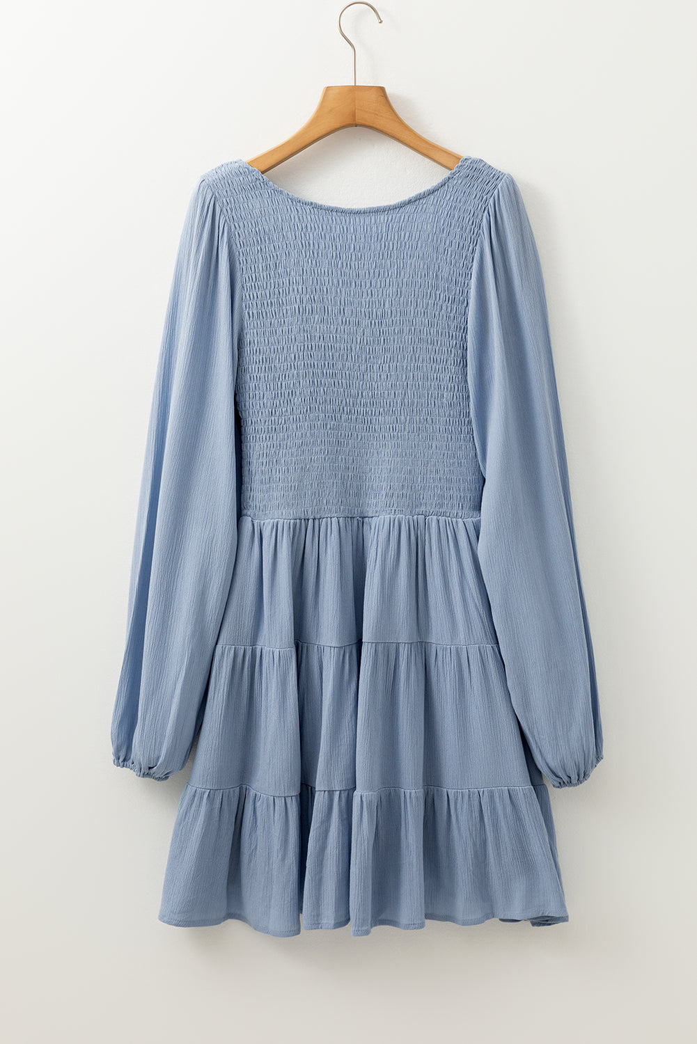 Threaded Pear Aadhya Smocked Tiered Mini Dress