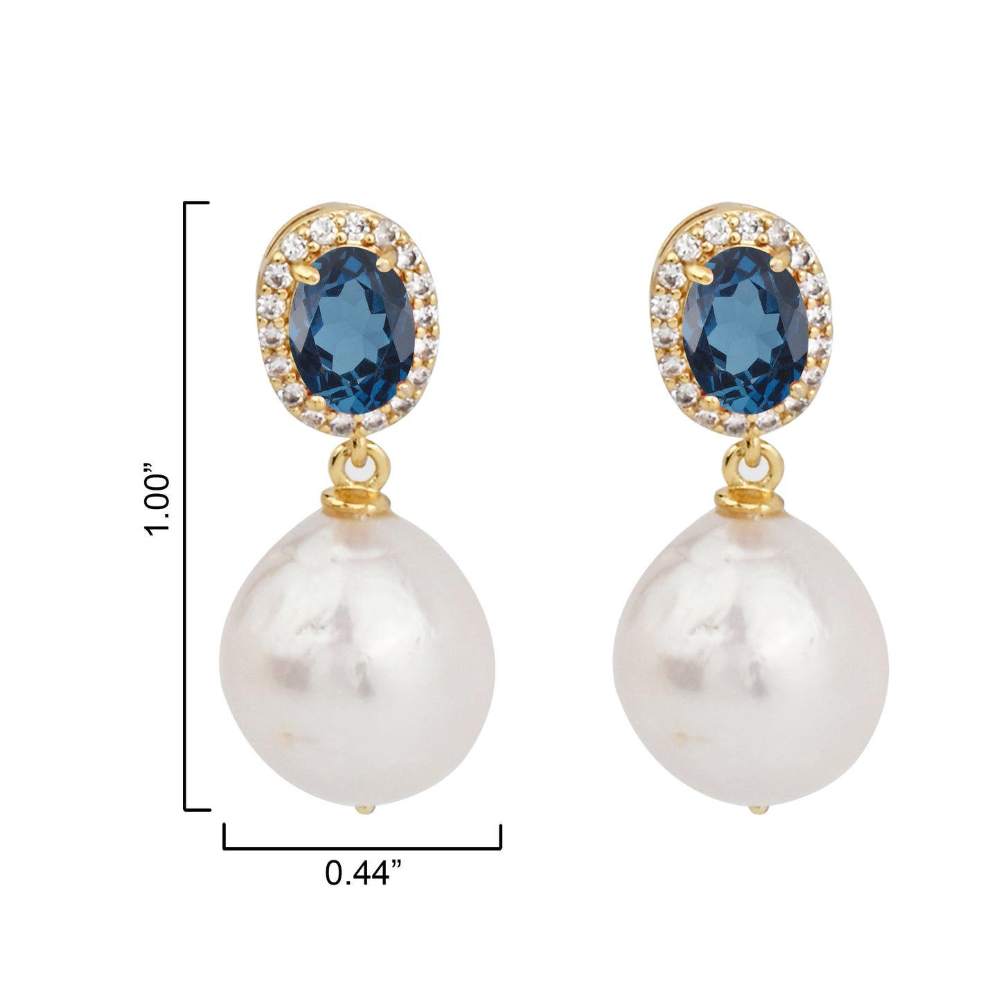 Blue, White-