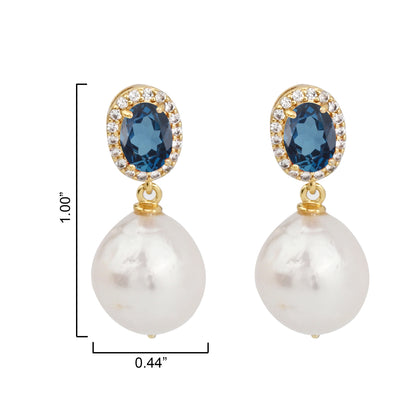 Blue, White-