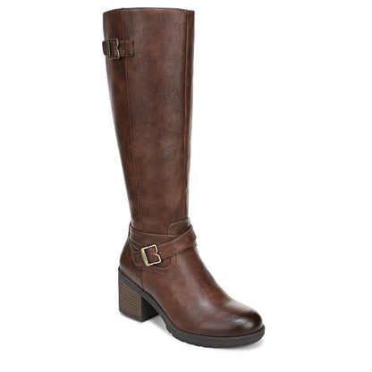 Dark Brown Wide Calf