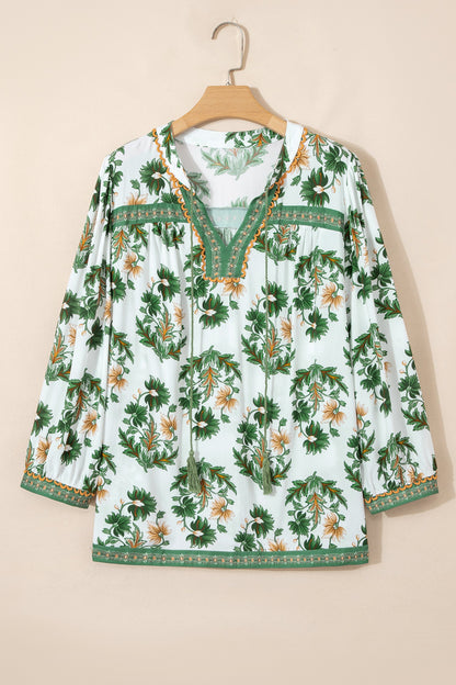 Threaded Pear Kira 3 4 Sleeve PLUS Blouse