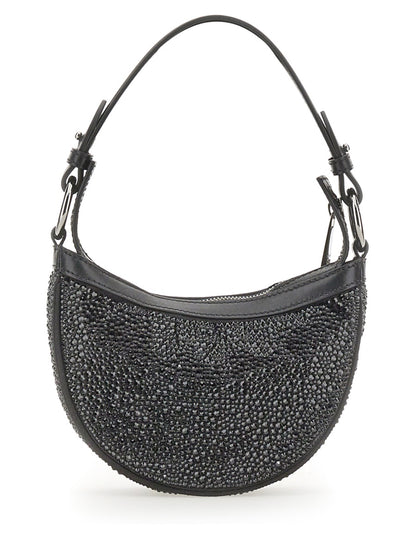 Mini Hobo Bag With Crystals