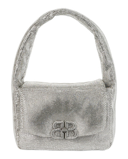 Balenciaga Small Monaco Sling Bag in Strass