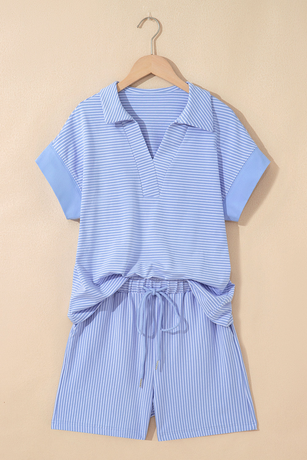 Threaded Pear Lilian Dolman Sleeve Polo Shirt Set