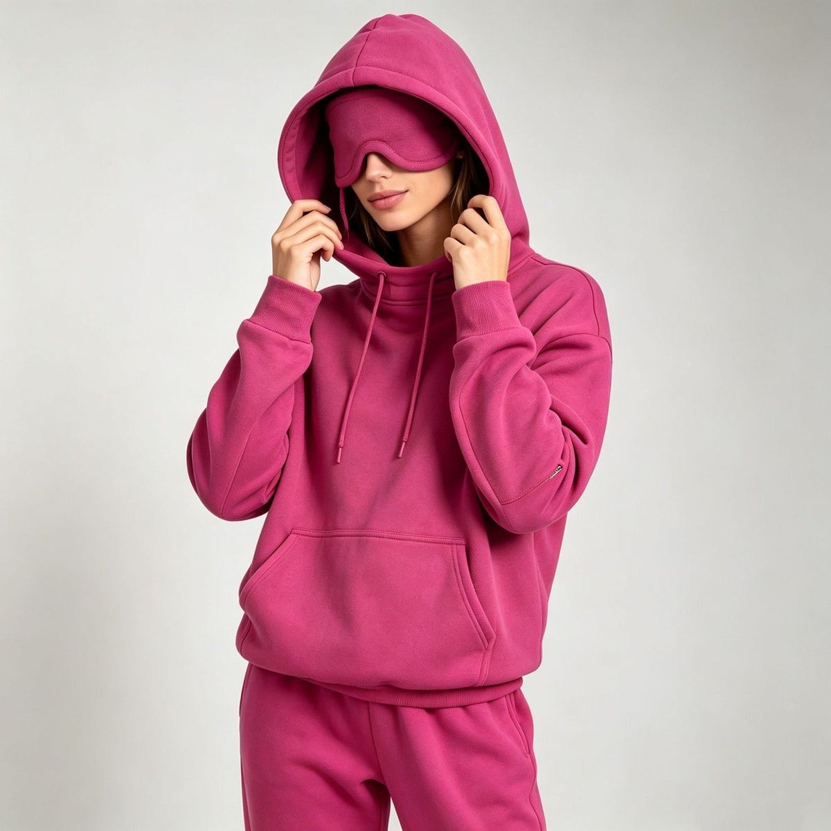 Women's Fleece-Lined Hooded Pullover Sweatshirt