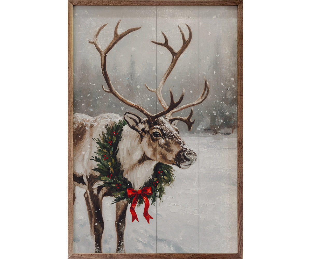 Kendrick Home Reindeer With Wreath