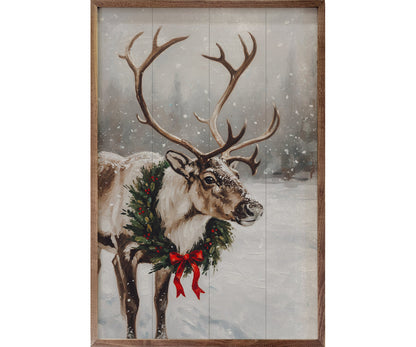 Kendrick Home Reindeer With Wreath