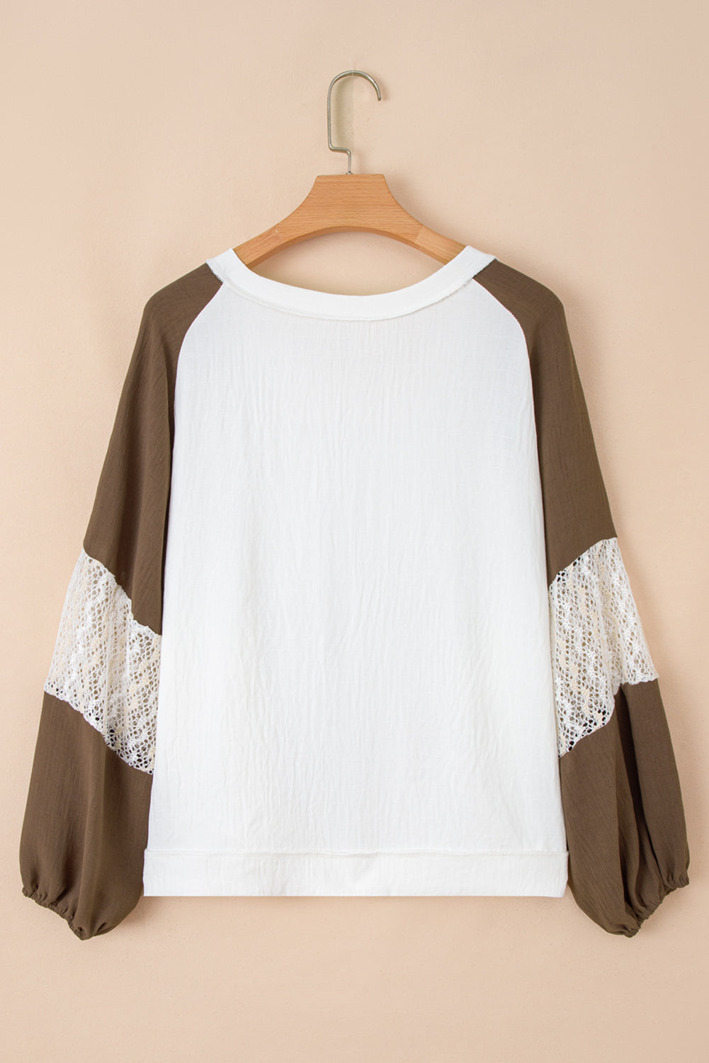 Threaded Pear Julietta Patchwork Balloon Sleeve PLUS Blouse