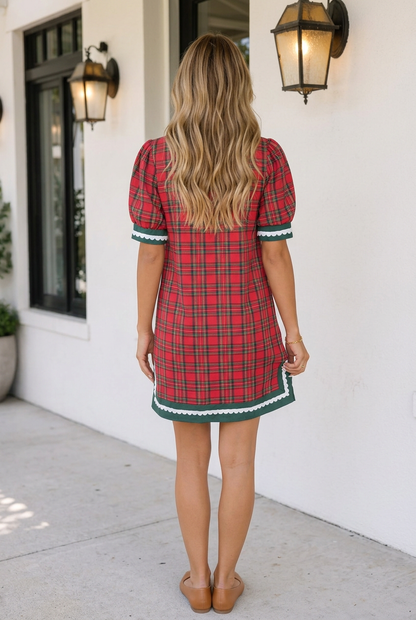 Threaded Pear Penelope Style Short Sleeve Dress