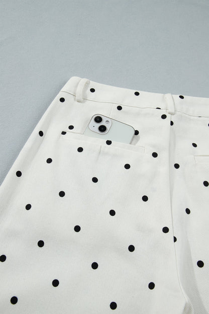 Threaded Pear Whitley Patch Cotton Shift Pants