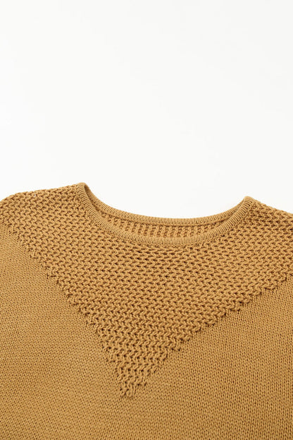 Threaded Pear Avery tone Chevron Pullover Sweater