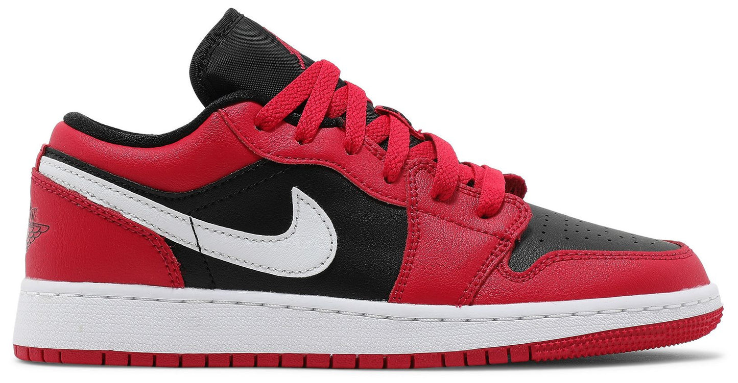 Air Jordan Grade School Retro 1 Low 'Black Very Berry' Gs (Gs)
