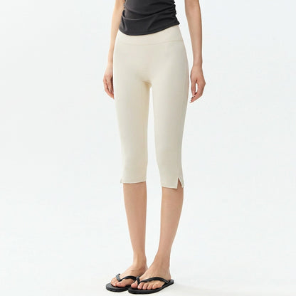 High-Waist Slim-Fit Yoga Leggings for Women – 7/8 Length Tight Fit Fitness Pants