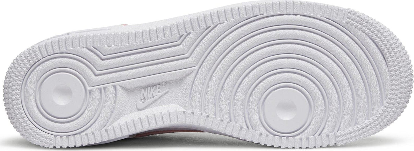 Nike Grade School Air Force 1 Low Gs 'Pink Foam White' Sneakers