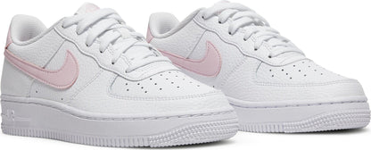 Nike Grade School Air Force 1 Low Gs 'Pink Foam White' Sneakers