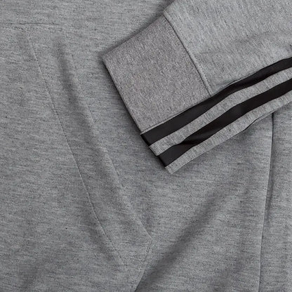 adidas Men's Essentials Doubleknit Cut 3-Stripes Full-Zip Hoodie