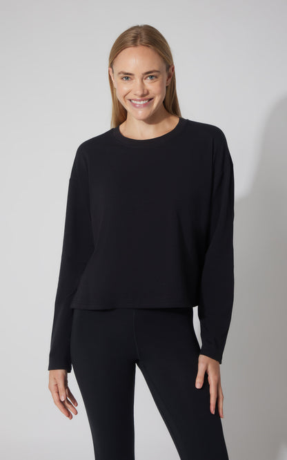 2 PK Cotton Deluxe Boxy Long Sleeve Top