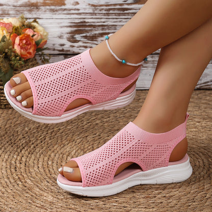 Breathable Mesh Open Toe Sandals