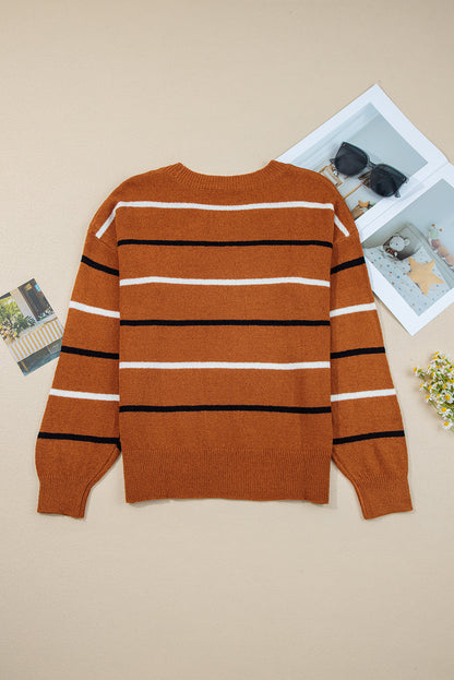 Threaded Pear Aylin Edge Drop Shoulder Sweater
