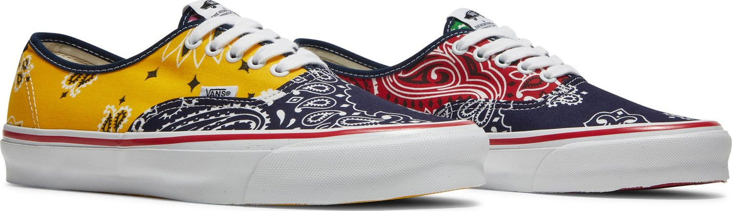 Vans Men's Bedwin & The Heartbreakers X Authentic 'Bandana Pack Sneakers