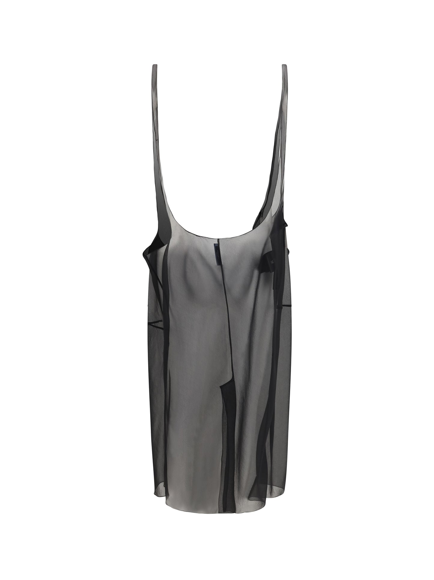 Midi Skirt Cigaline With Suspender Straps, Black