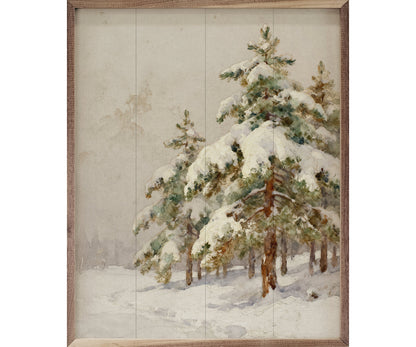 Kendrick Home Snow Covered Pines Right