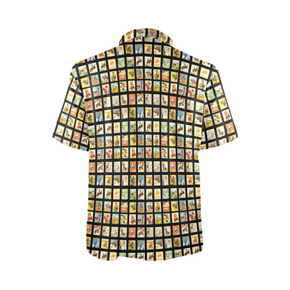 Cowboy Collage Men's Western Polo Style Shirt