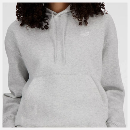 New Balance Sport Essentials Women's Pullover Hoodie — Gray