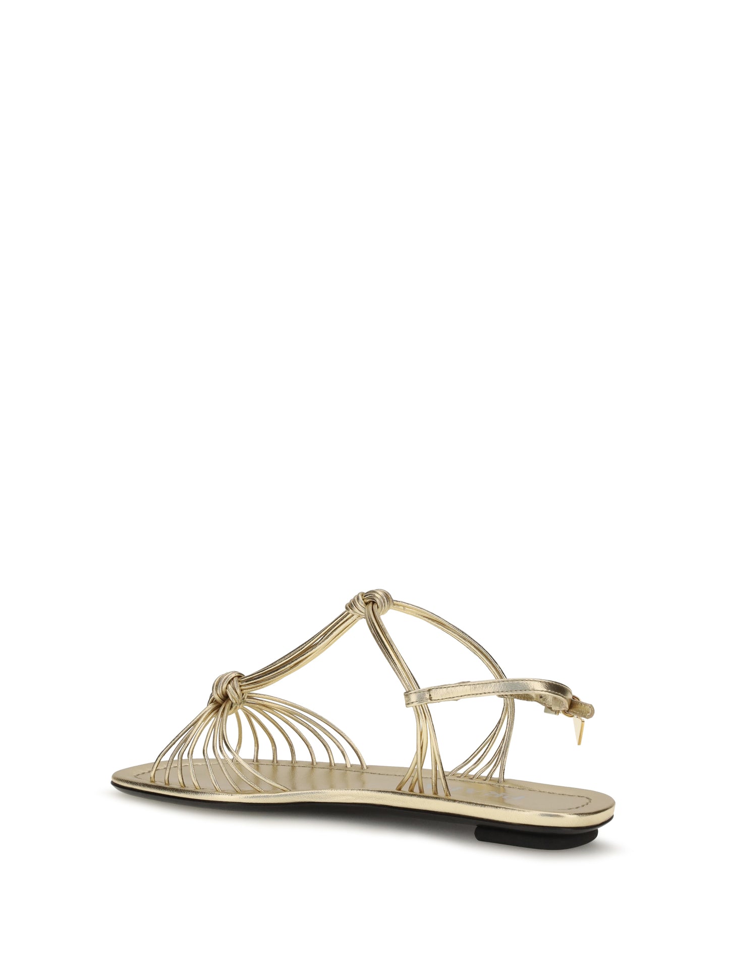 Sandals Mordoré Nappa Platinum