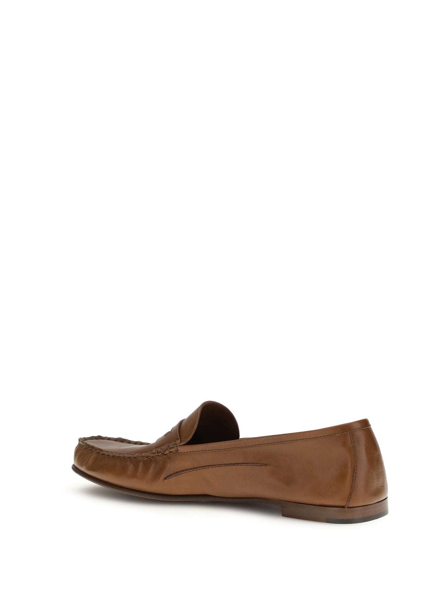 Leather Loafers Rovere-Gold