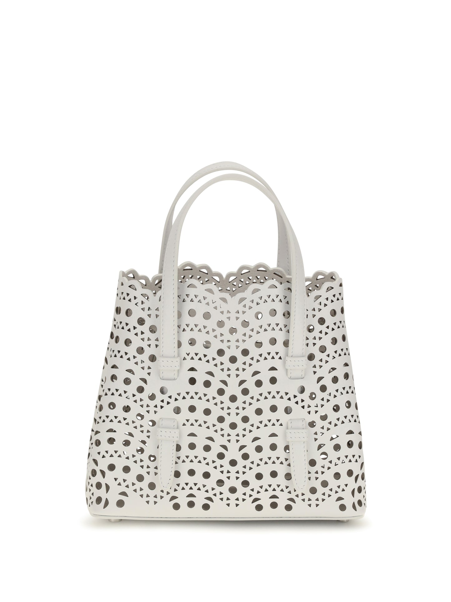 Handbag Mina Calf Leather Off-White
