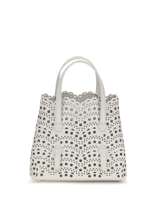 Handbag Mina Calf Leather Off-White