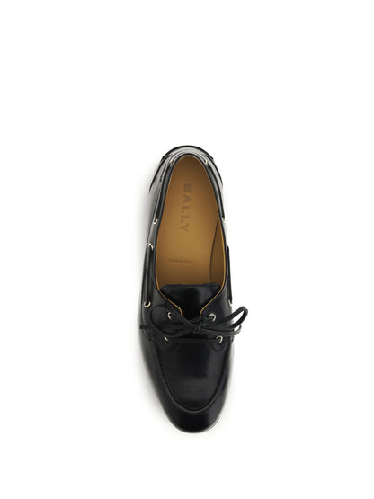 Leather Loafers Plume Black