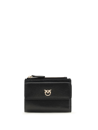 Leather Wallet Black/Gold