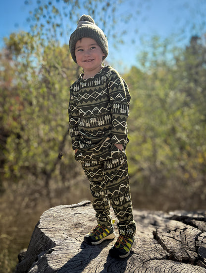 Green mountain fleece mid layer