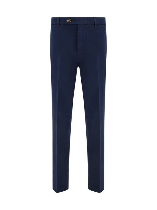 Pants Dyed Cotton Navy