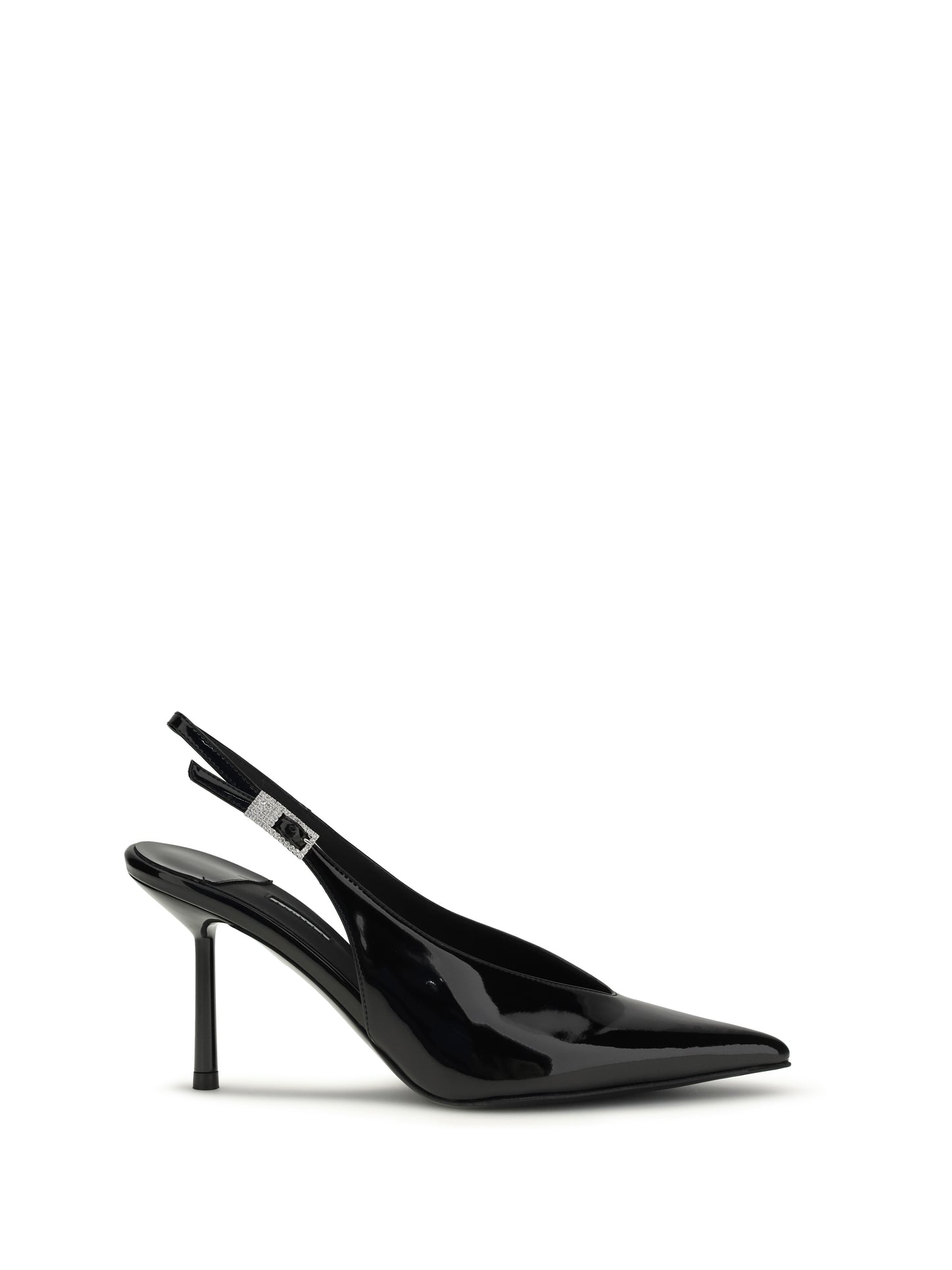 Slingback Pumps Clivage Black Patent